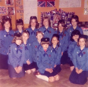 Photo:Guide group in the 1970s