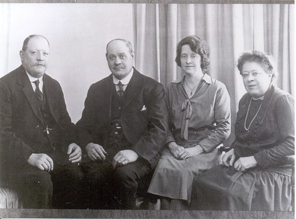 Photo:L-R: Jim, twin brother Charlie, sister Rose, sister Kate