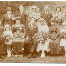 Photo:Dad's cousin - Dolly Ayling's wedding to Bill Maynard  (1920's).