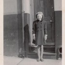 Photo:Me outside 49 Ashton Street Brighton.  - 1940's.