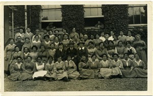 Photo:My gran is 2nd from left in the 2nd row from the front