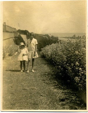 Photo:With my sister Sheila c1928